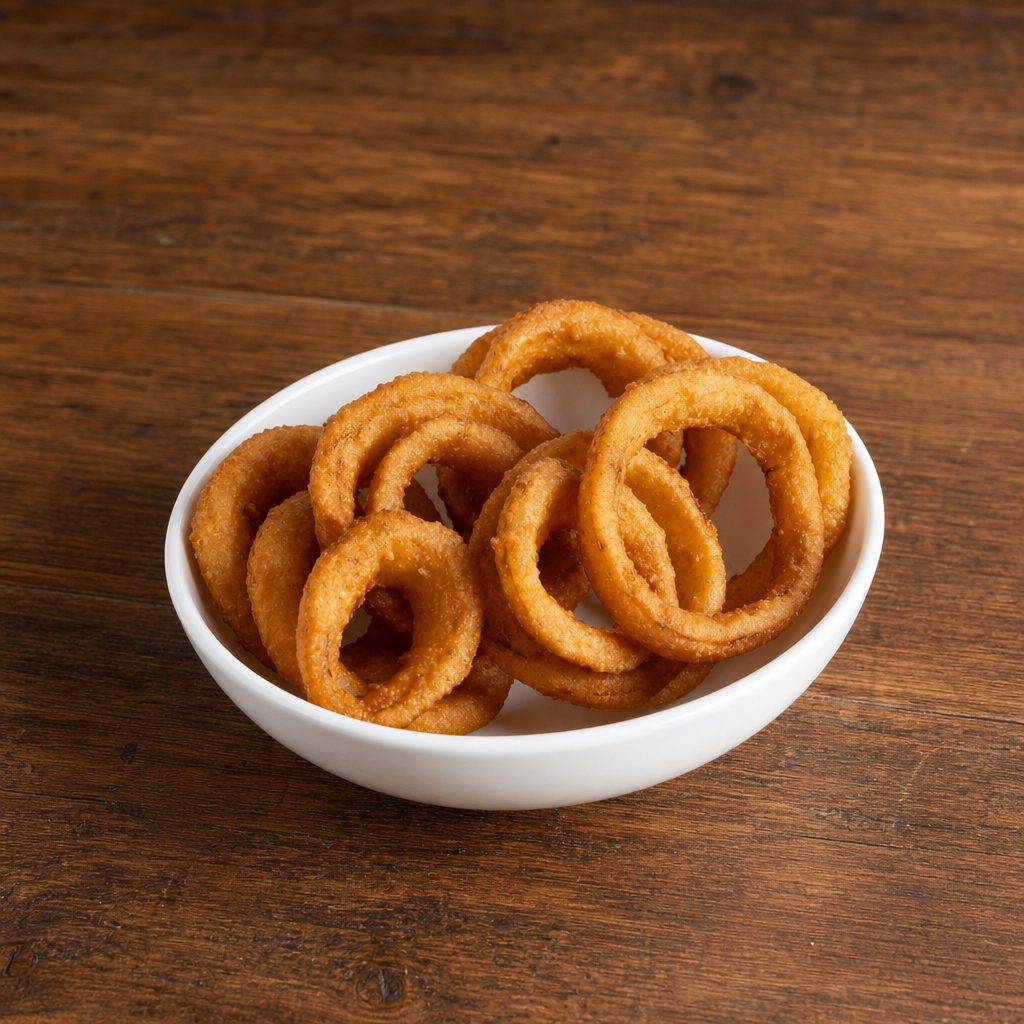 Beer Battered Onion Rings.