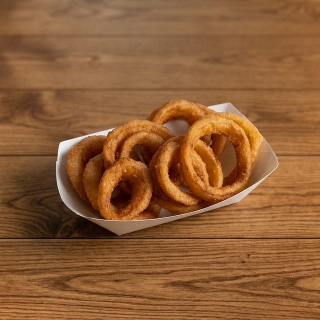 Beer Battered Onion Rings.
