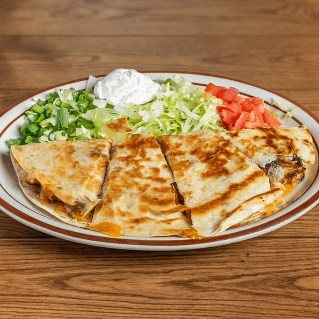 Blackened Chicken Quesadilla.